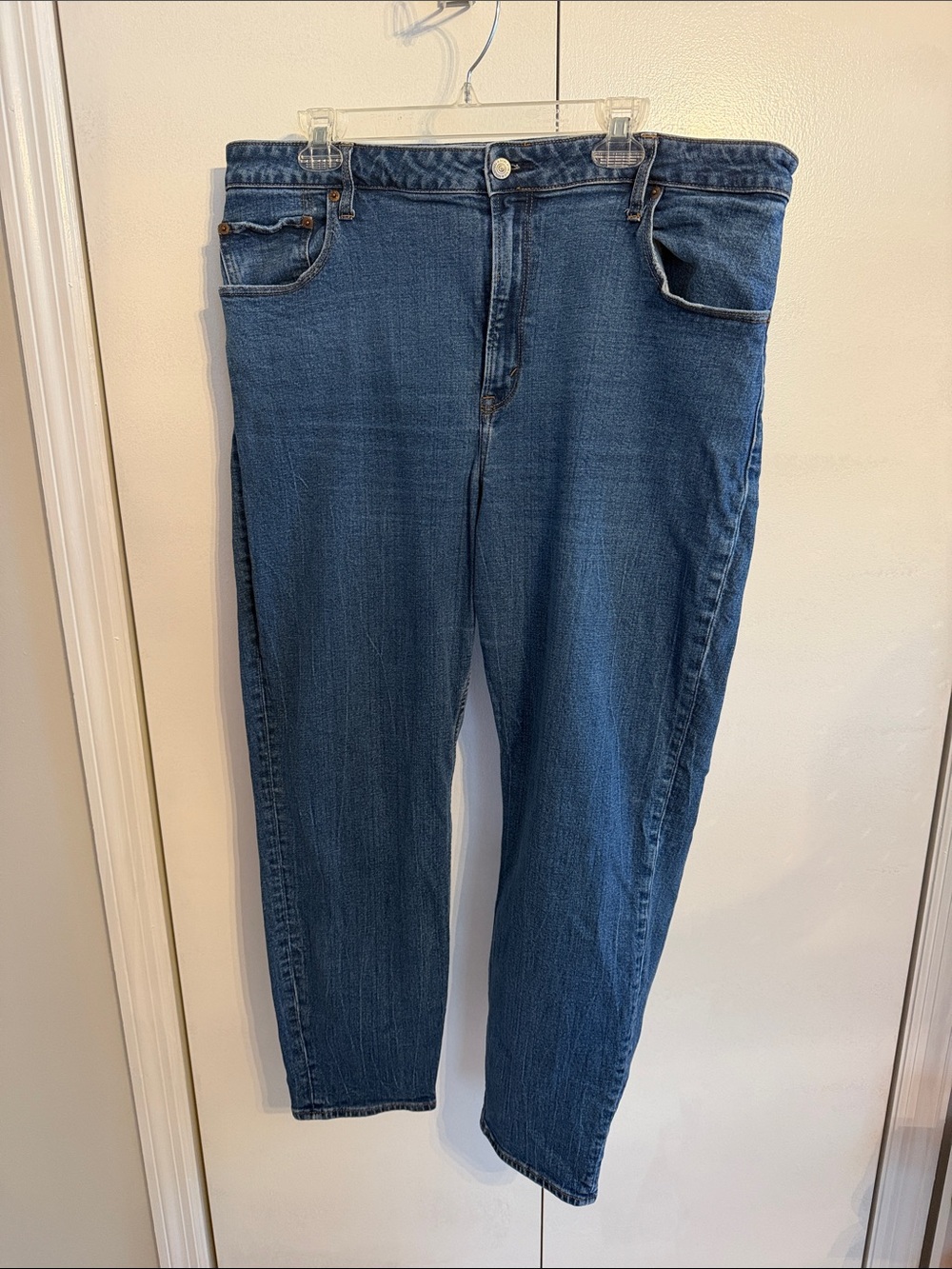 Abercrombie & Fitch Blue High-Rise Jeans Curve Love-Long